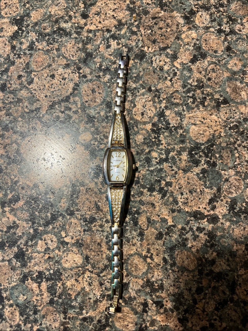 Ladies Two-Tone Crystal Accent Bracelet Watch - Gold/Silver